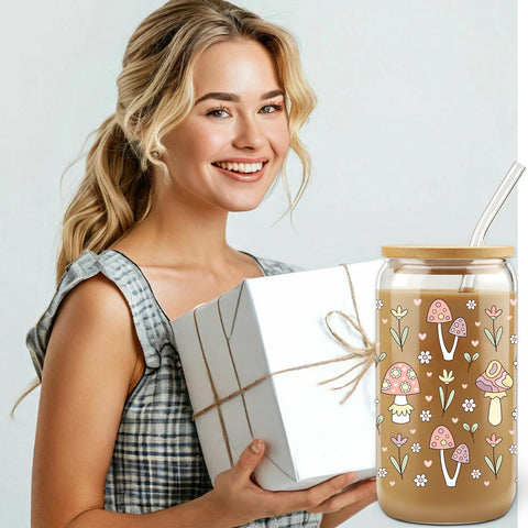 HBESTIE vaso cristal diseno setas divertido para regalar.
