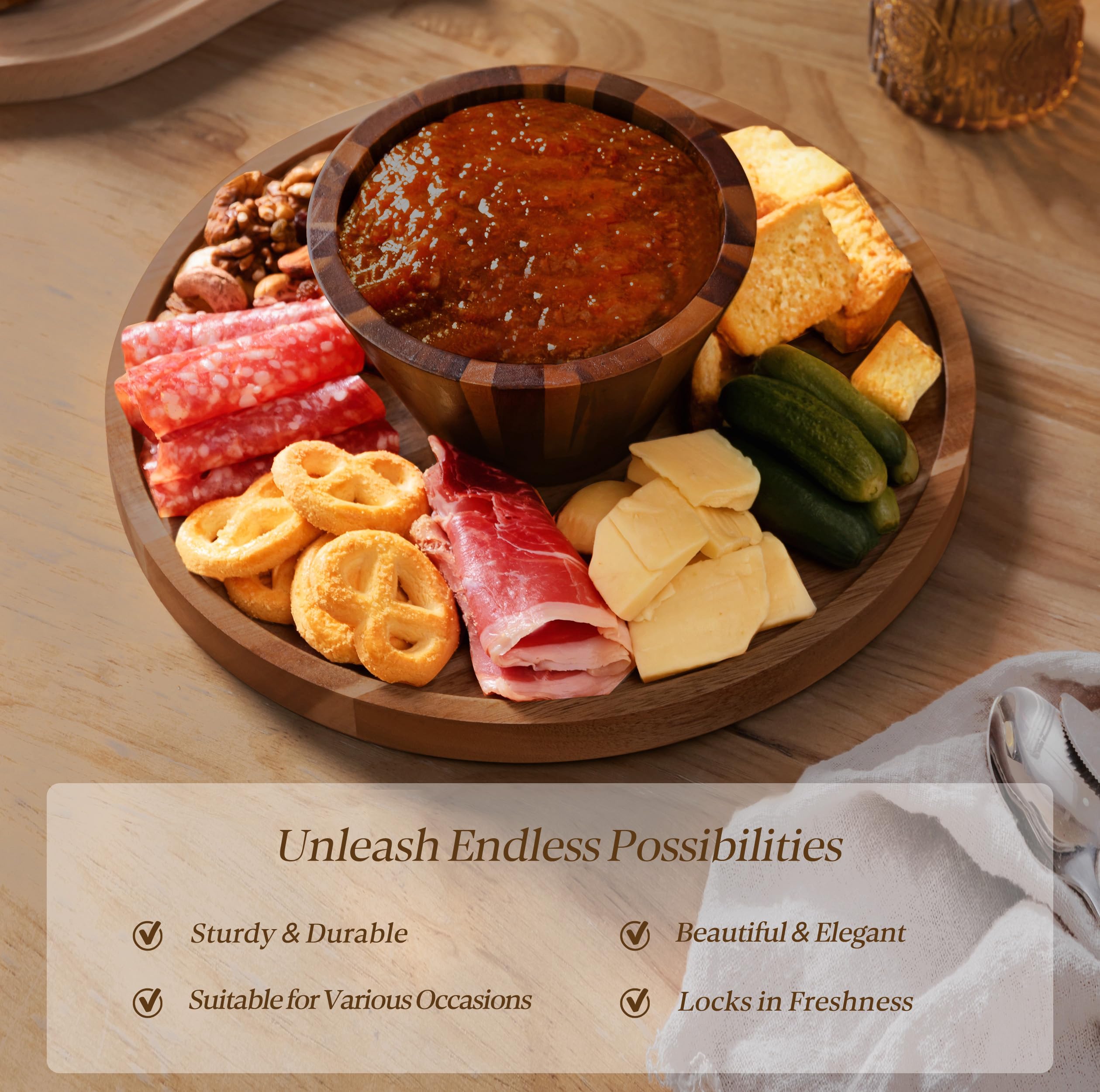Diseño 6-en-1 de HBlife para pasteles, aperitivos y ensaladas