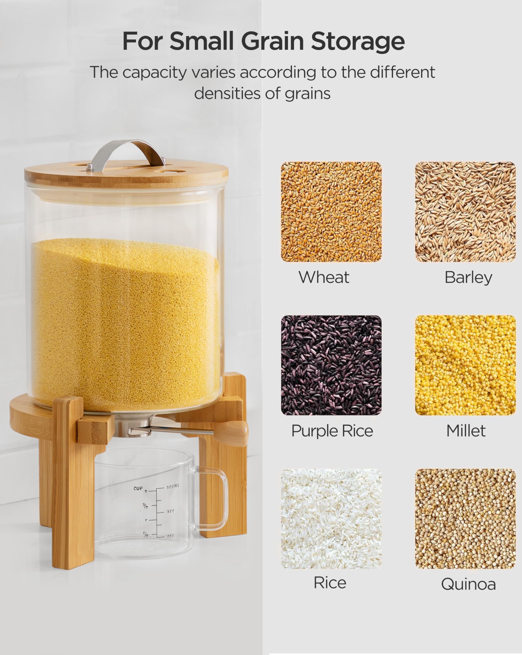 Diseño elegante de HBlife en cocina con vidrio y madera