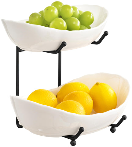 HBlife Fruta cerámica diseño escultural añade elegancia decorativa y organización práctica.