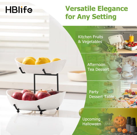 HBlife Fruta cerámica en la encimera facilita la organización diaria.