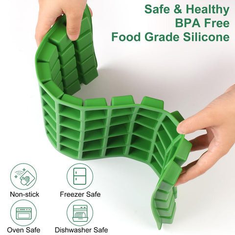 Hdnbsp molde silicona libre de BPA, resistente al calor para hornear y congelar