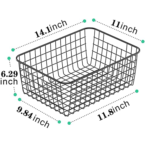 HDYOUDO cesto negro para frutas y verduras, ventilación natural para mejor frescura.