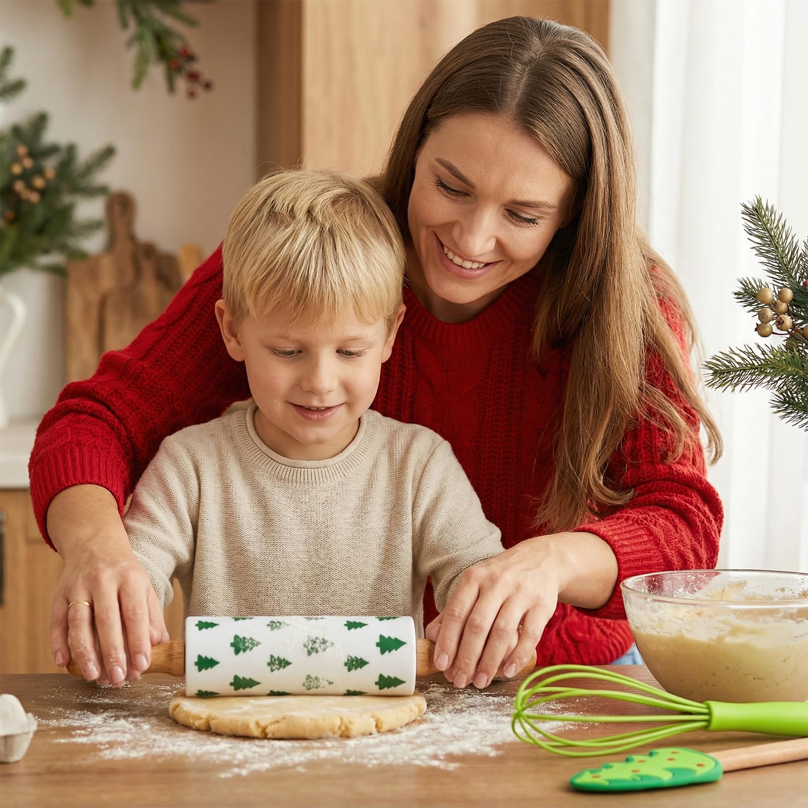 Healifty batidor de silicona para niños, perfecto para batir masas