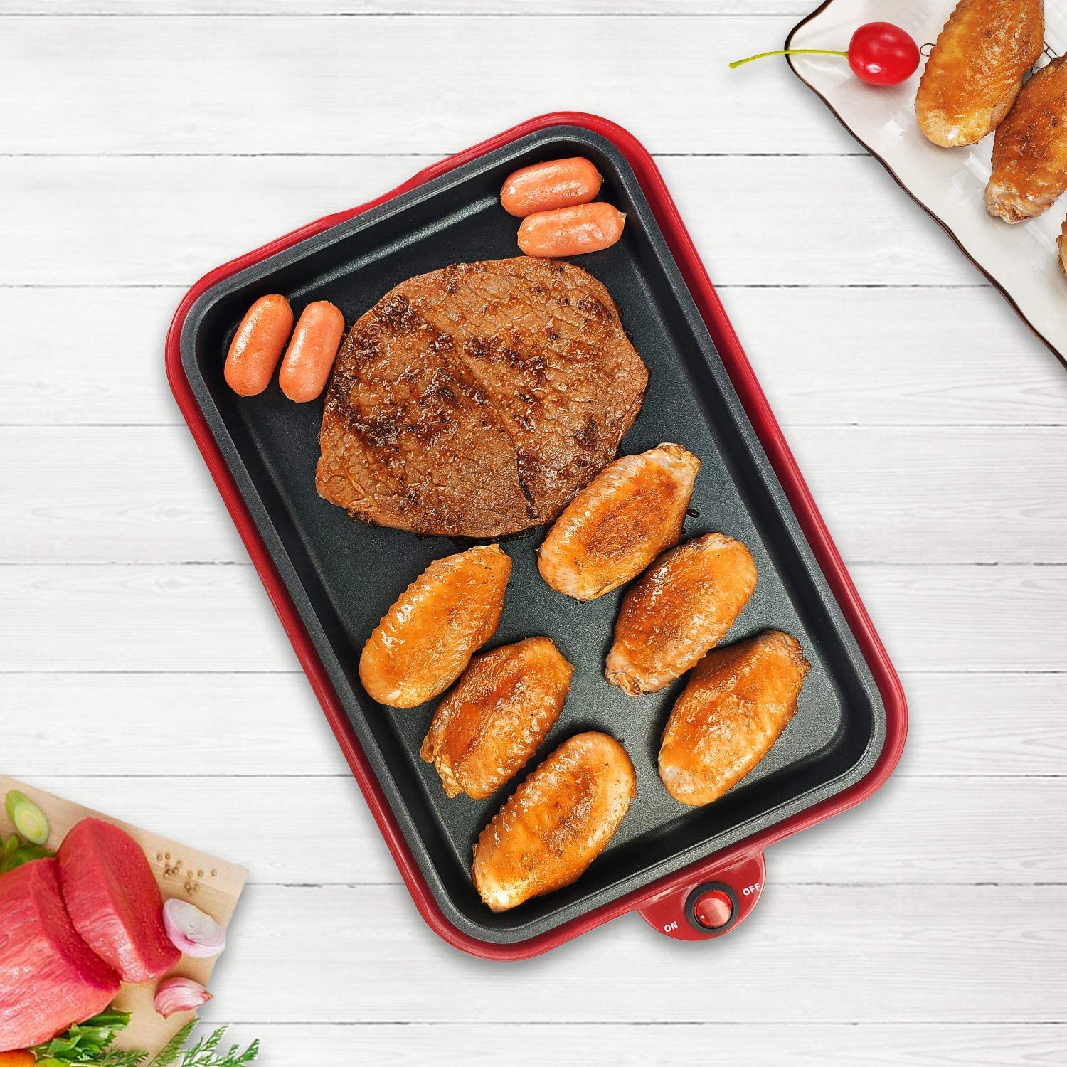 Health and Home: placa de 6 huecos para huevos y panqueques