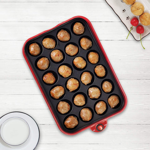Health and Home: placa de bolas para albóndigas y takoyaki