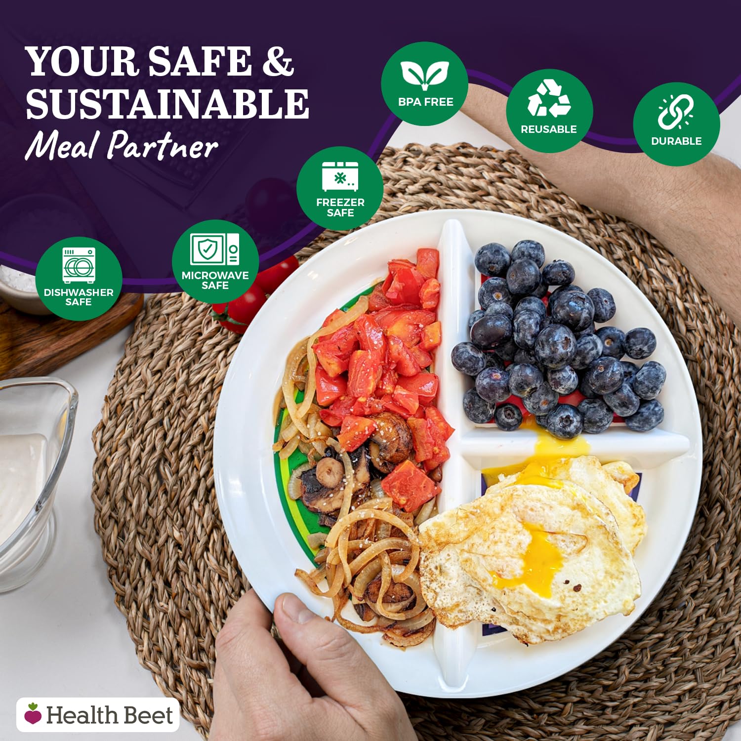 Health Beet uso lavavajillas para limpieza rápida y segura.