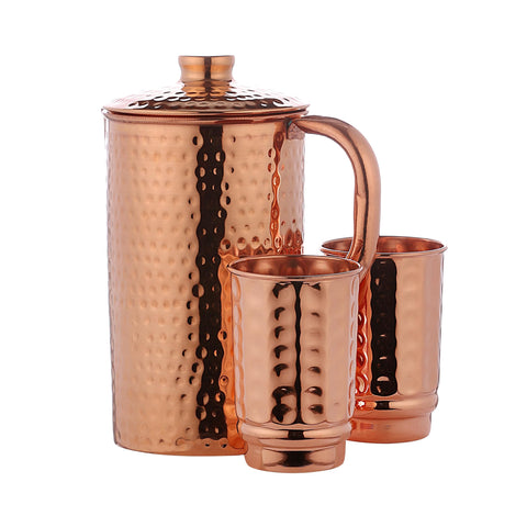 HealthGoodsIn vasitos de cobre puro para servir bebidas con estilo