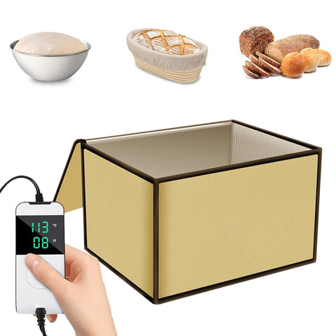 HEATIDEAS fermentadora de masa, vista frontal, diseño compacto para control de fermentación estable.