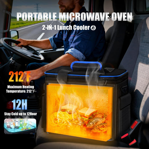 Heatvelle lonchera eléctrica con 3 niveles de calor para diferentes platillos.