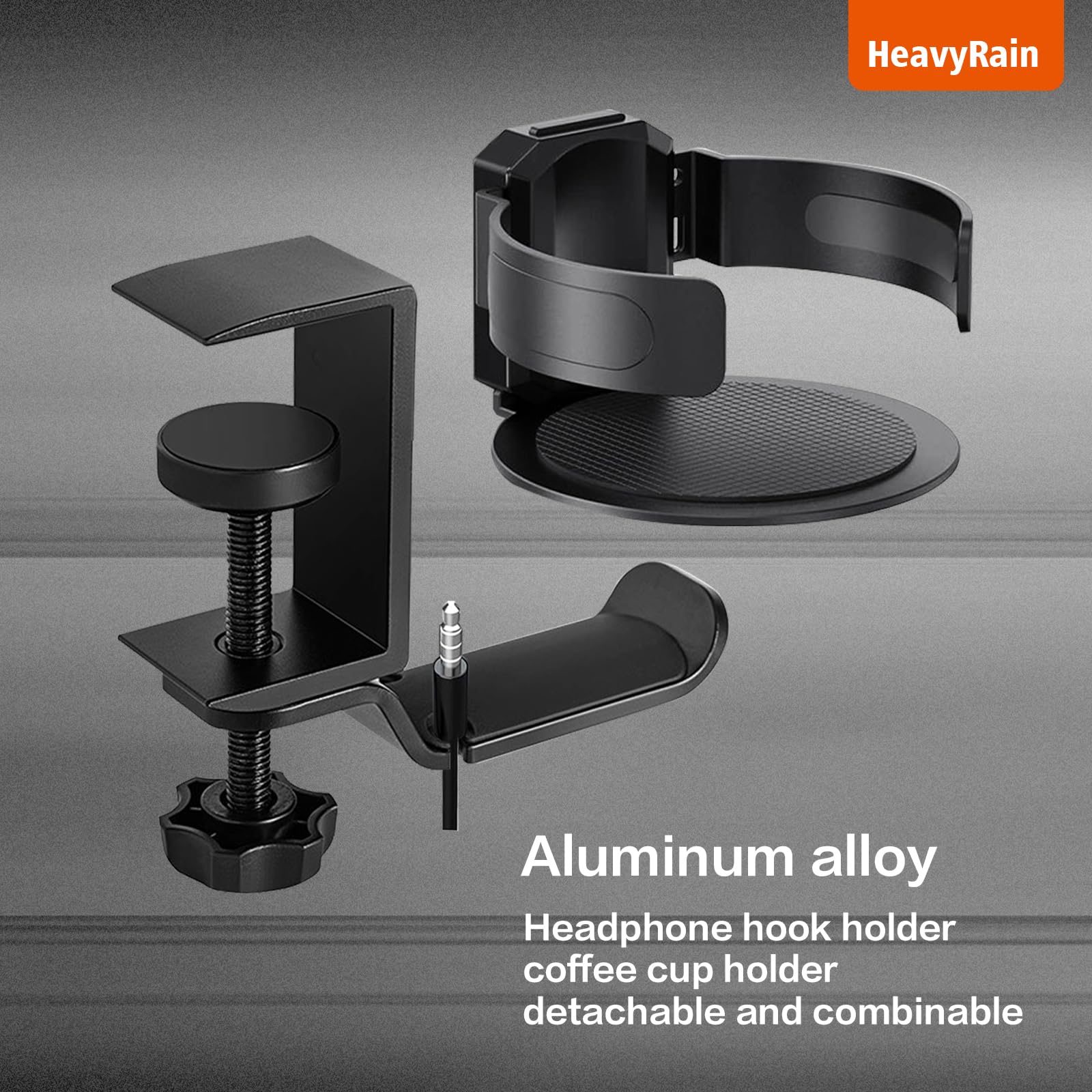 HeavyRain bandeja-almacenamiento-cables para escritorio, acceso rápido y orden.