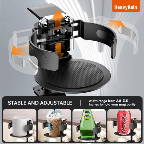 HeavyRain estructura de aluminio resistente soporta hasta 15 kg.