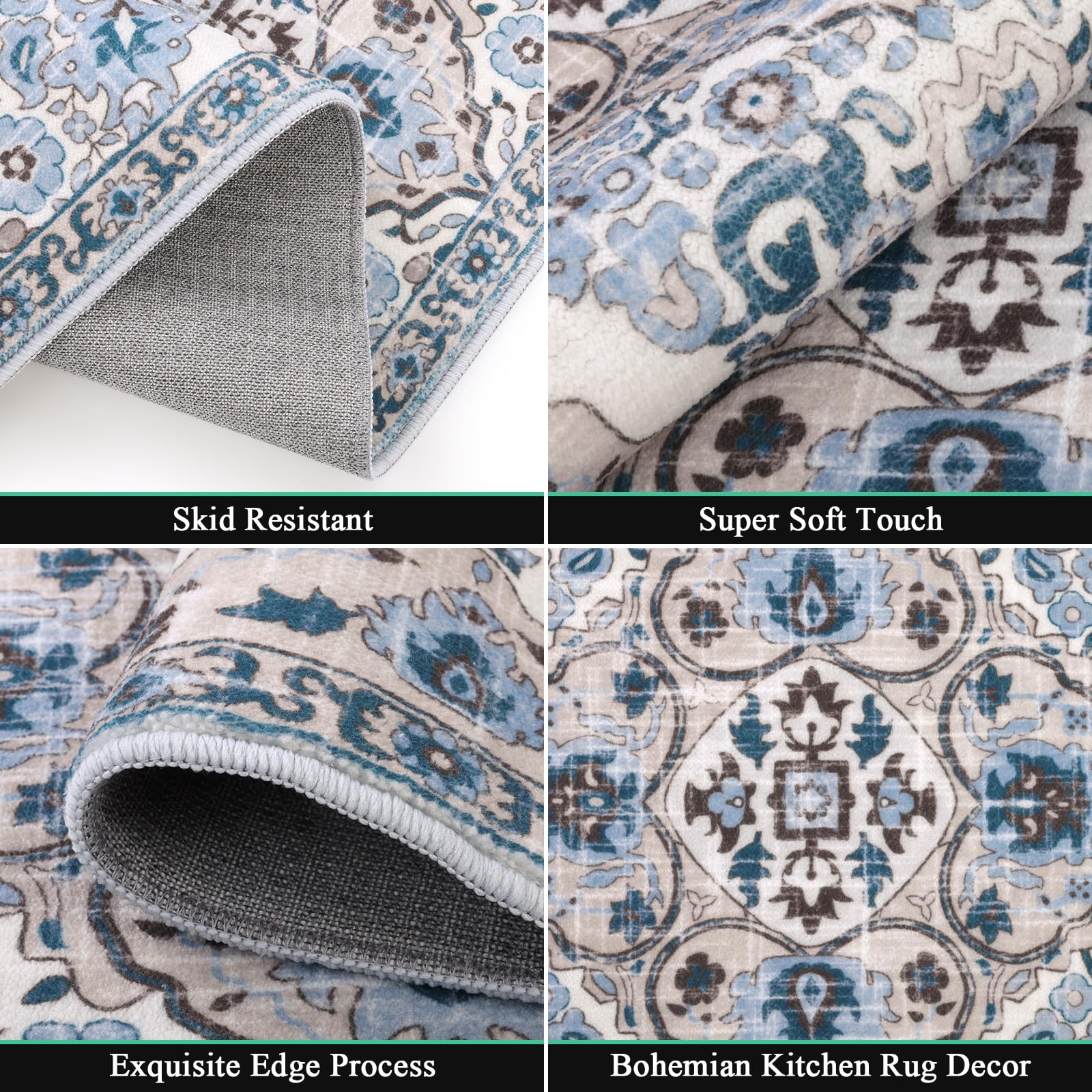 HEBE RUGS lavables a máquina para una limpieza rápida y profunda