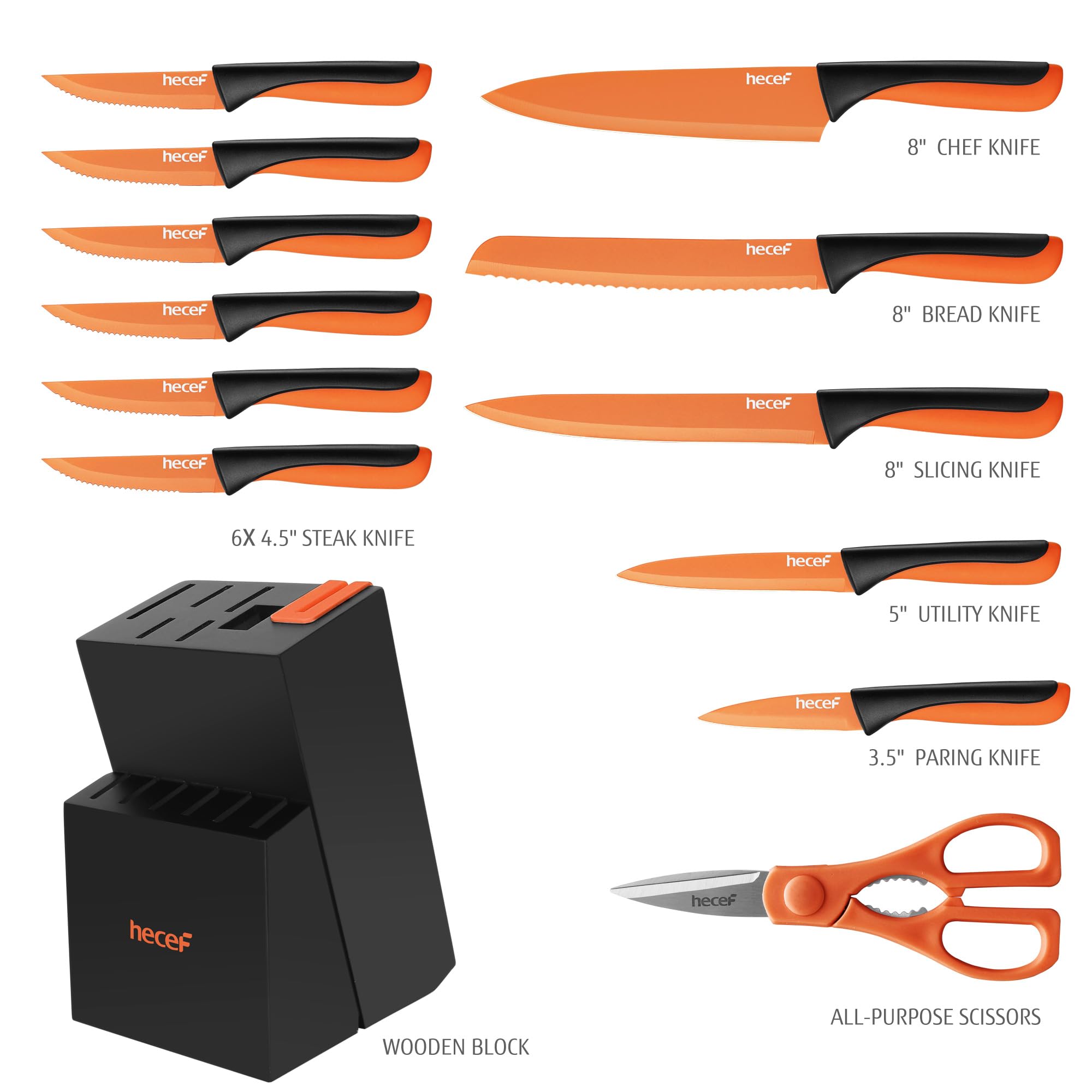 Cuchillo filetear 8 pulgadas de hecef para lonjas uniformes.