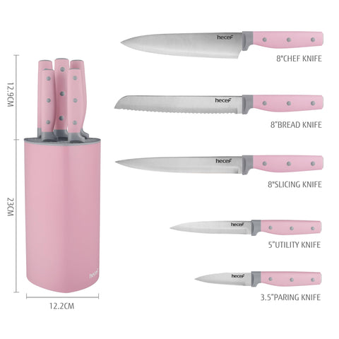 Cuchillo para rebanar Hecef de 24 cm para filetar pan y carne