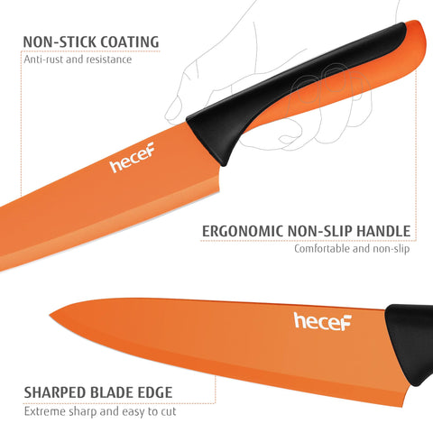 Mango ergonómico de hecef ofrece agarre cómodo y seguro.
