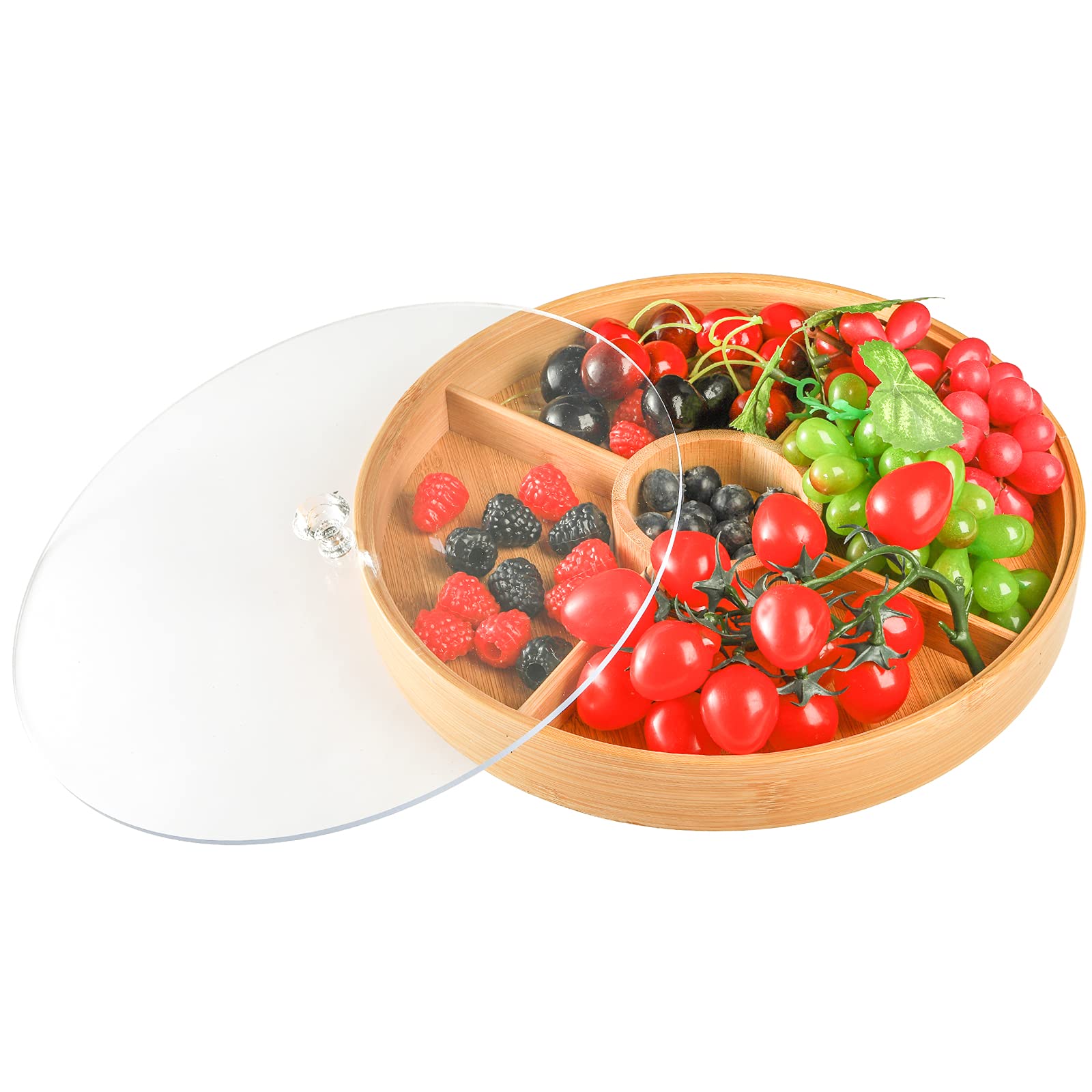 Bandeja Hedume con tapa protectora, lista para transportar alimentos con cuidado.