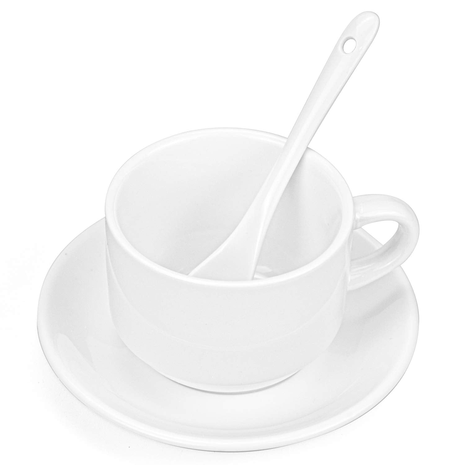 Diseño apilable Hedume para tazas espresso, ahorro de espacio en la mesa