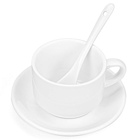 Diseño apilable Hedume para tazas espresso, ahorro de espacio en la mesa