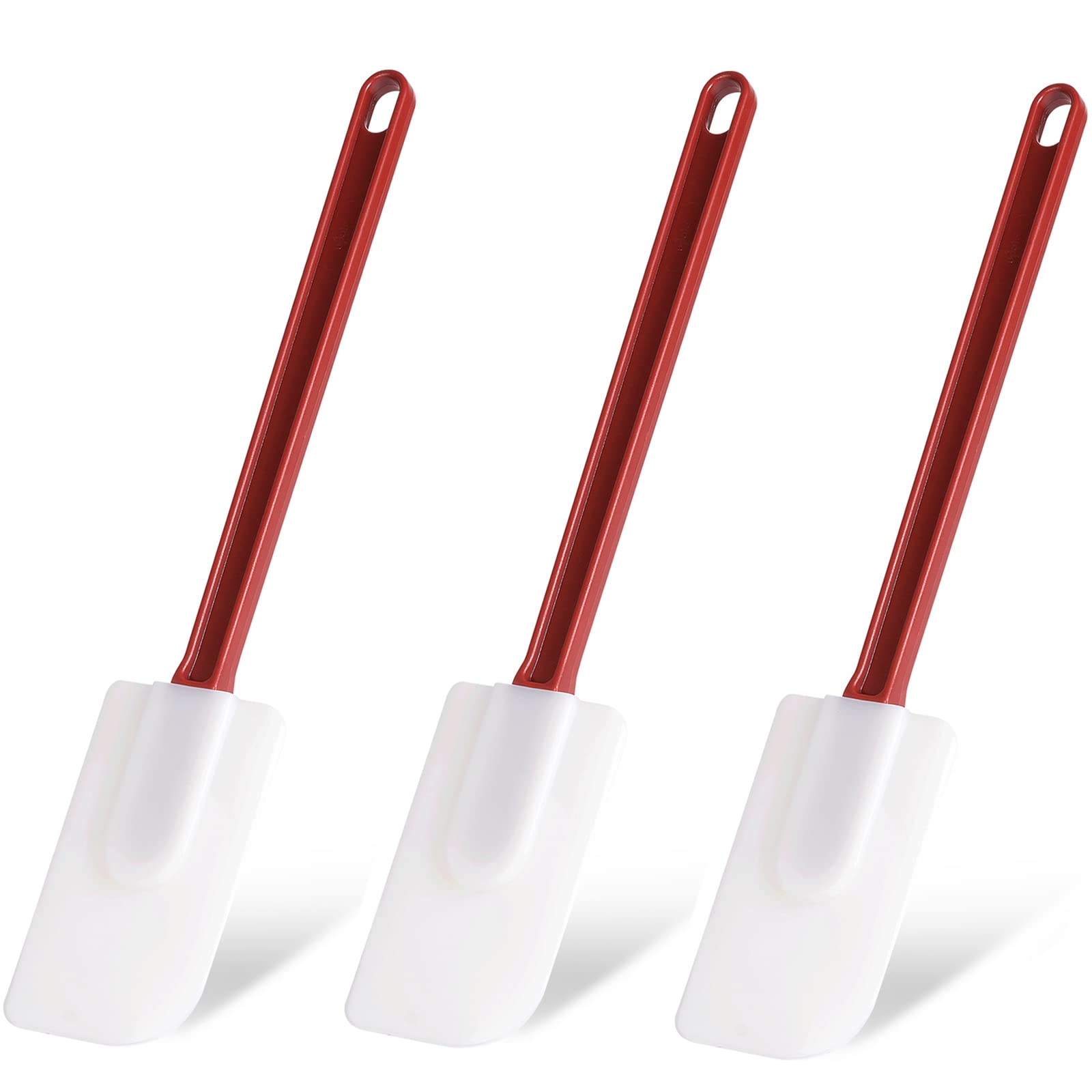 Heffiso conjunto de espatulas de silicona 9.5 pulgadas para batidos y mezclas sin rayar