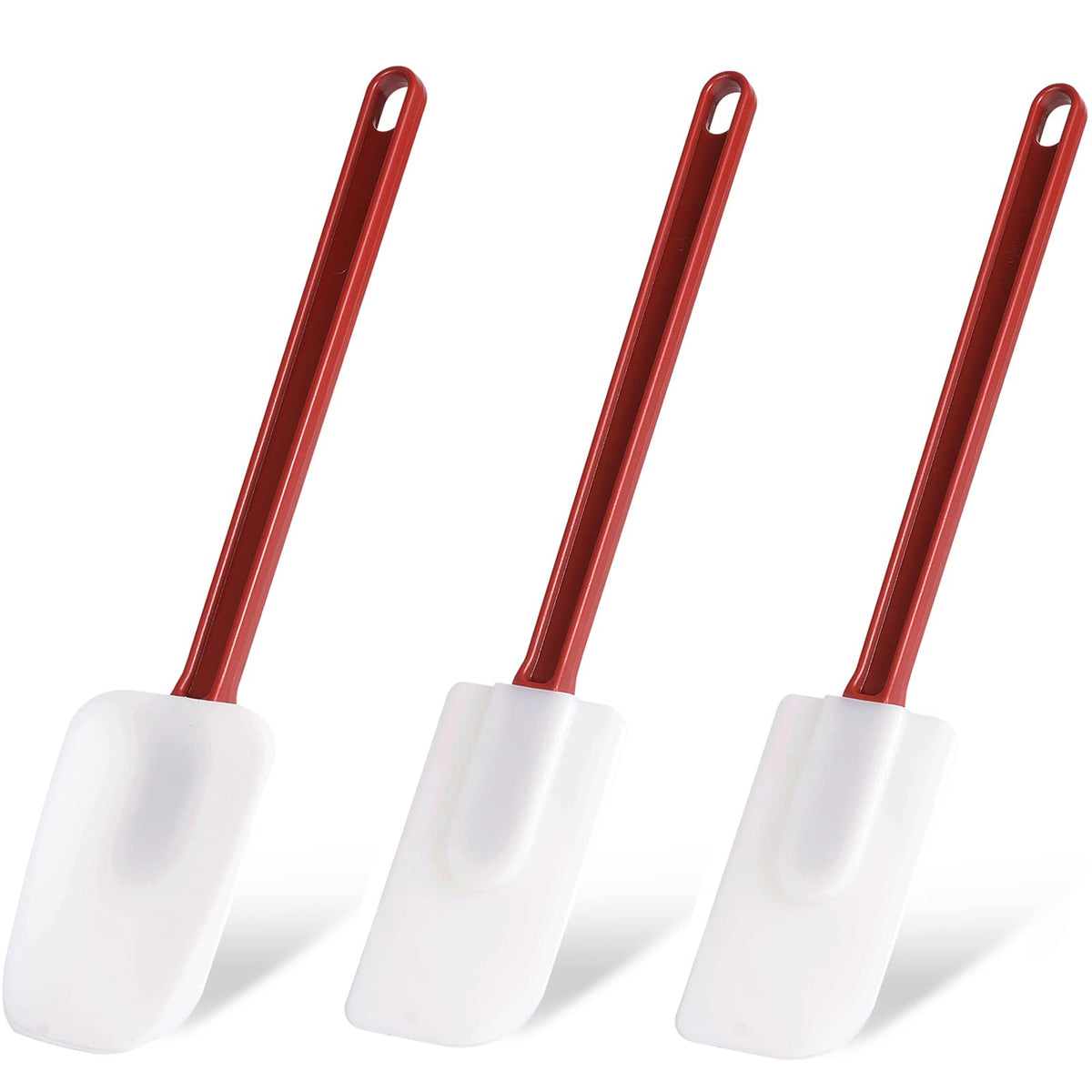 Heffiso espátula de silicona conjunto 3 de 9-5 pulgadas para uso profesional.
