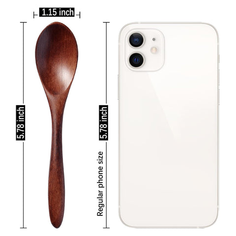 Hefild cucharas madera cafe, removido suave de mezclas