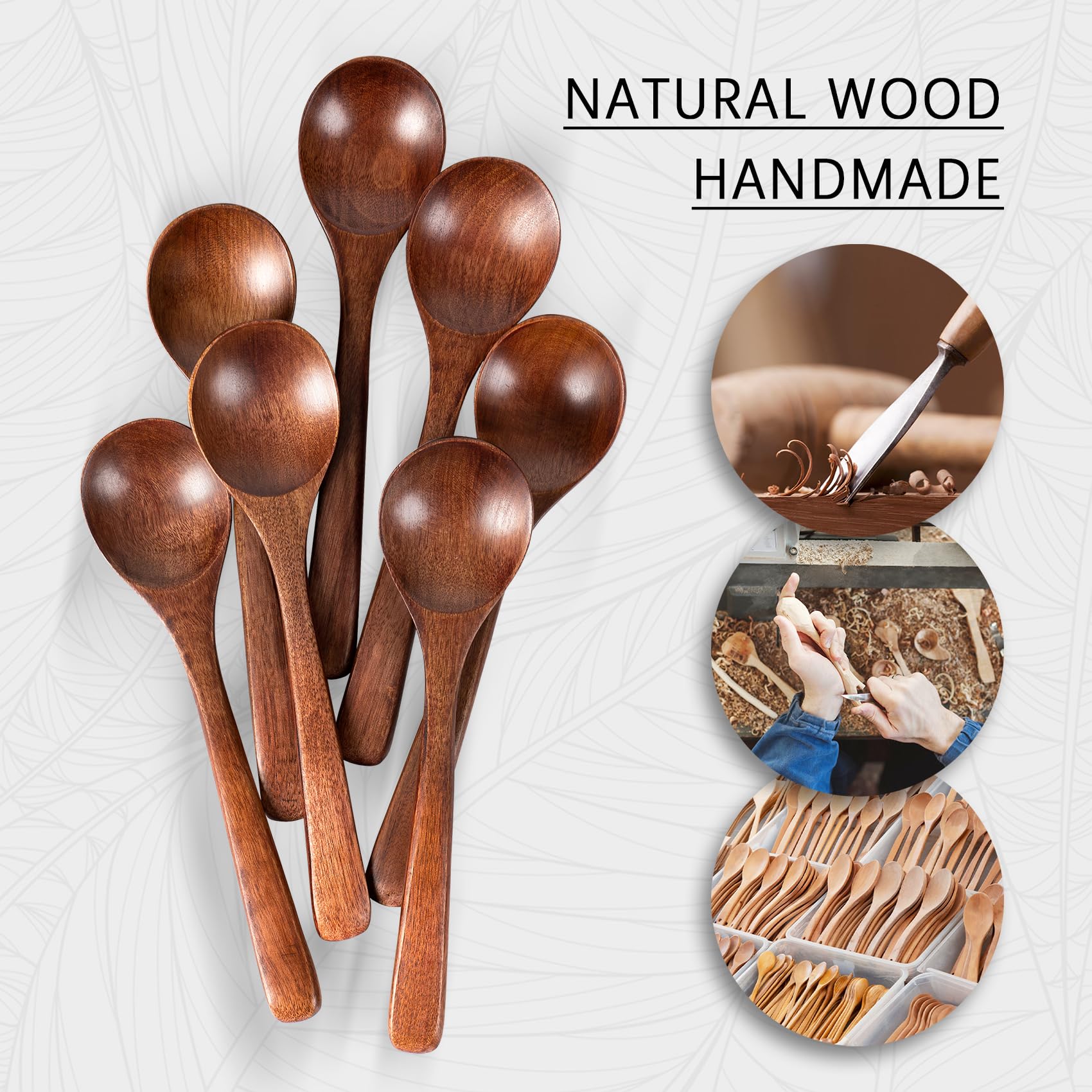 Cucharas Hefild para postres y cereales, diseño elegante para mesa.