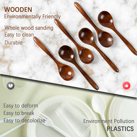 Hefild cucharas de madera sostenibles, opción ecológica para una mesa diaria.