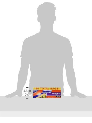 Material BPA-free y alta durabilidad en bolsas galón Hefty Slider.