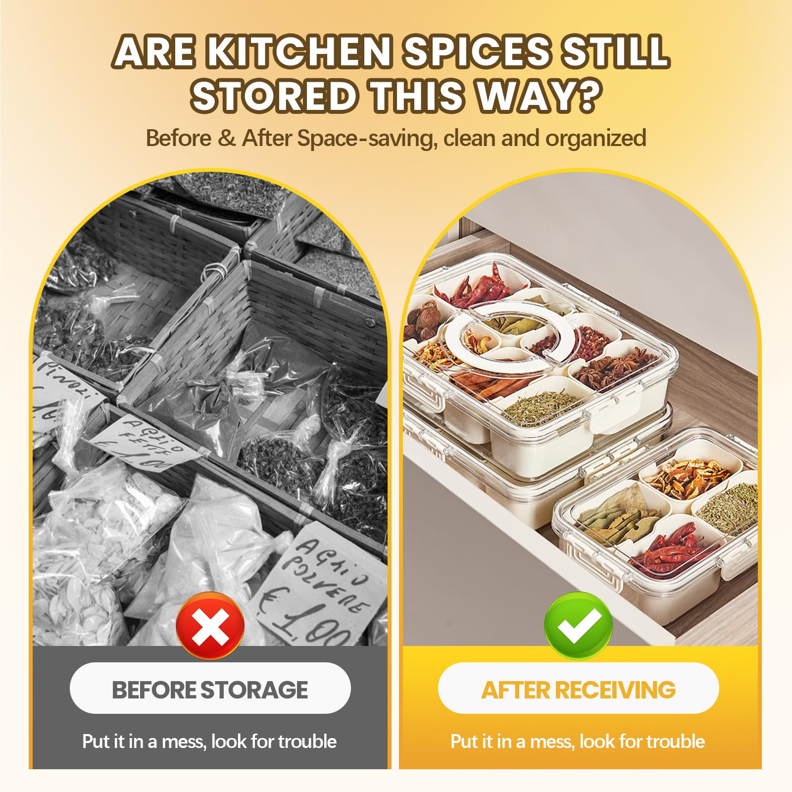 Hegrish caja tentempié portátil ideal para almuerzos y salidas.