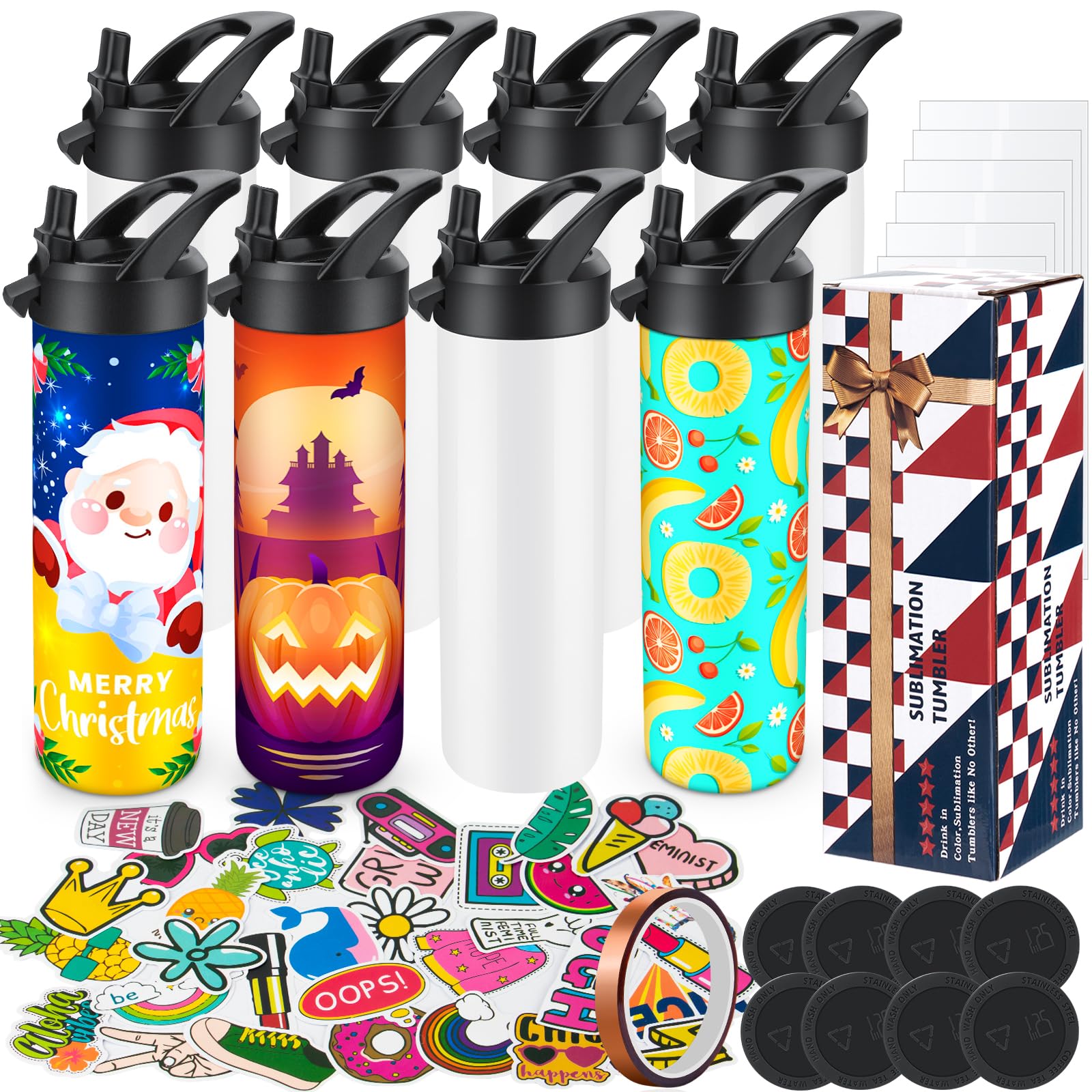 Vaso HEIBERWIND de 20oz para sublimación con impresión nítida y duradera.