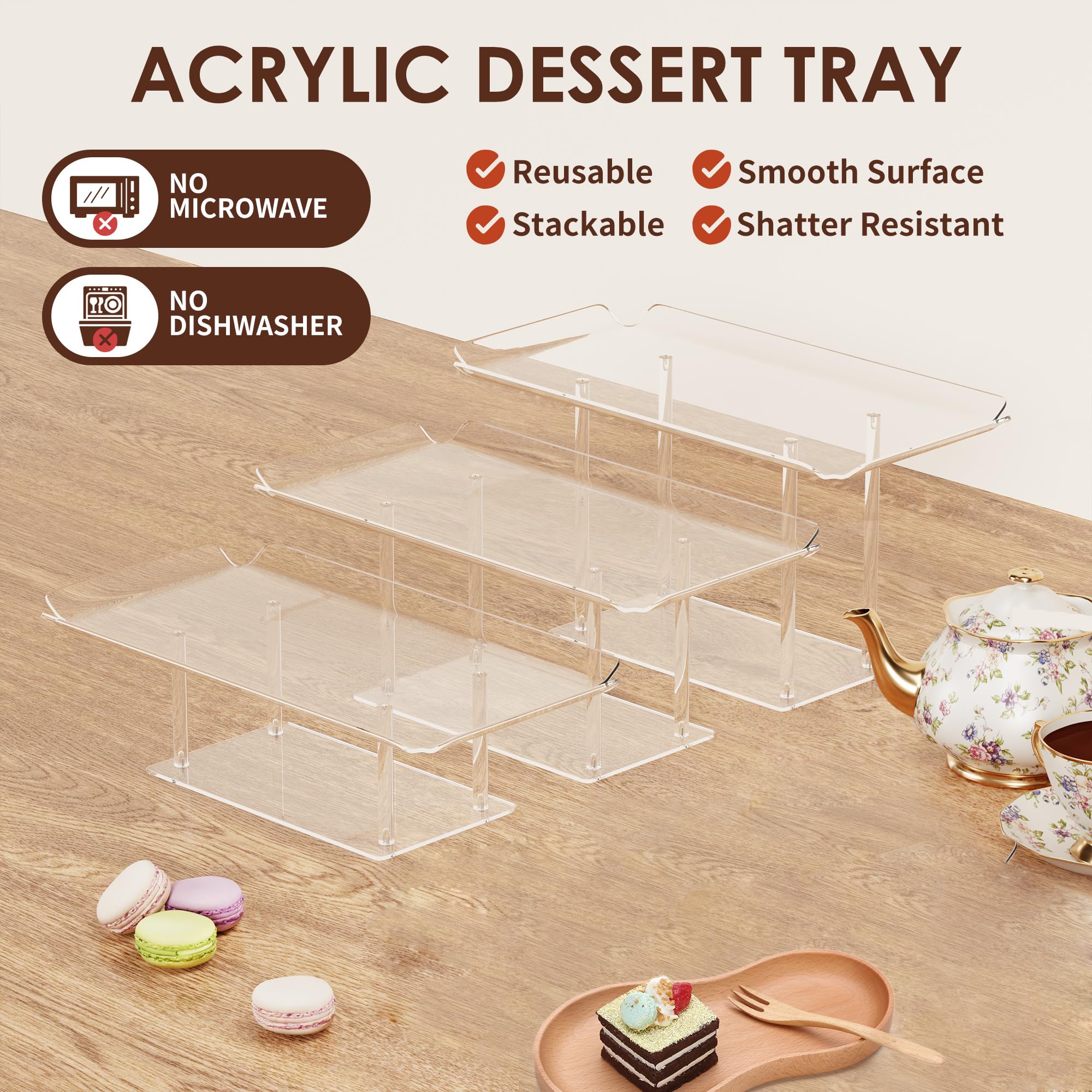 HeiMma ensamble fácil de expositores, ideal para fiestas y buffets.