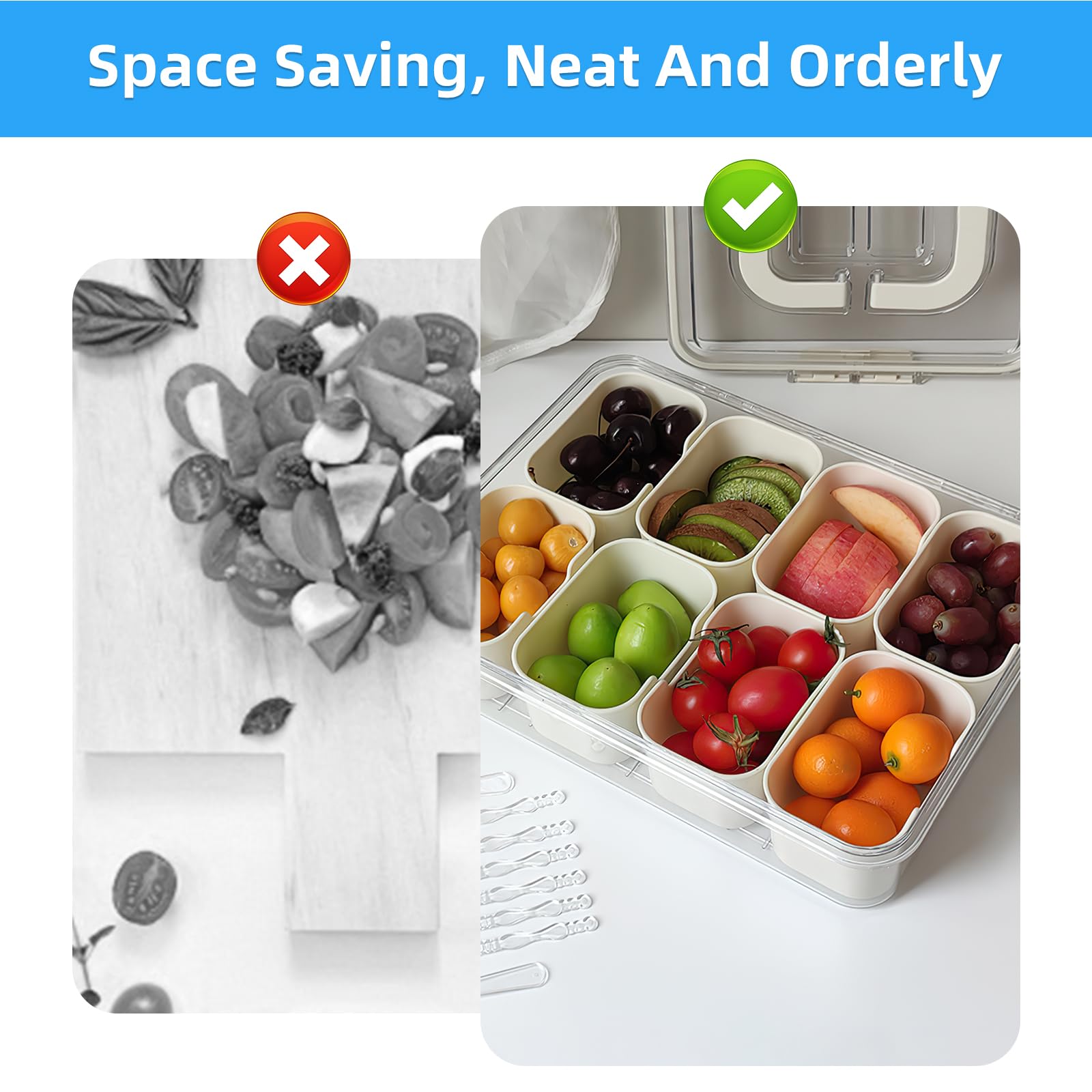 Hekmaden Snackle Box apta para lavavajillas y limpieza fácil.