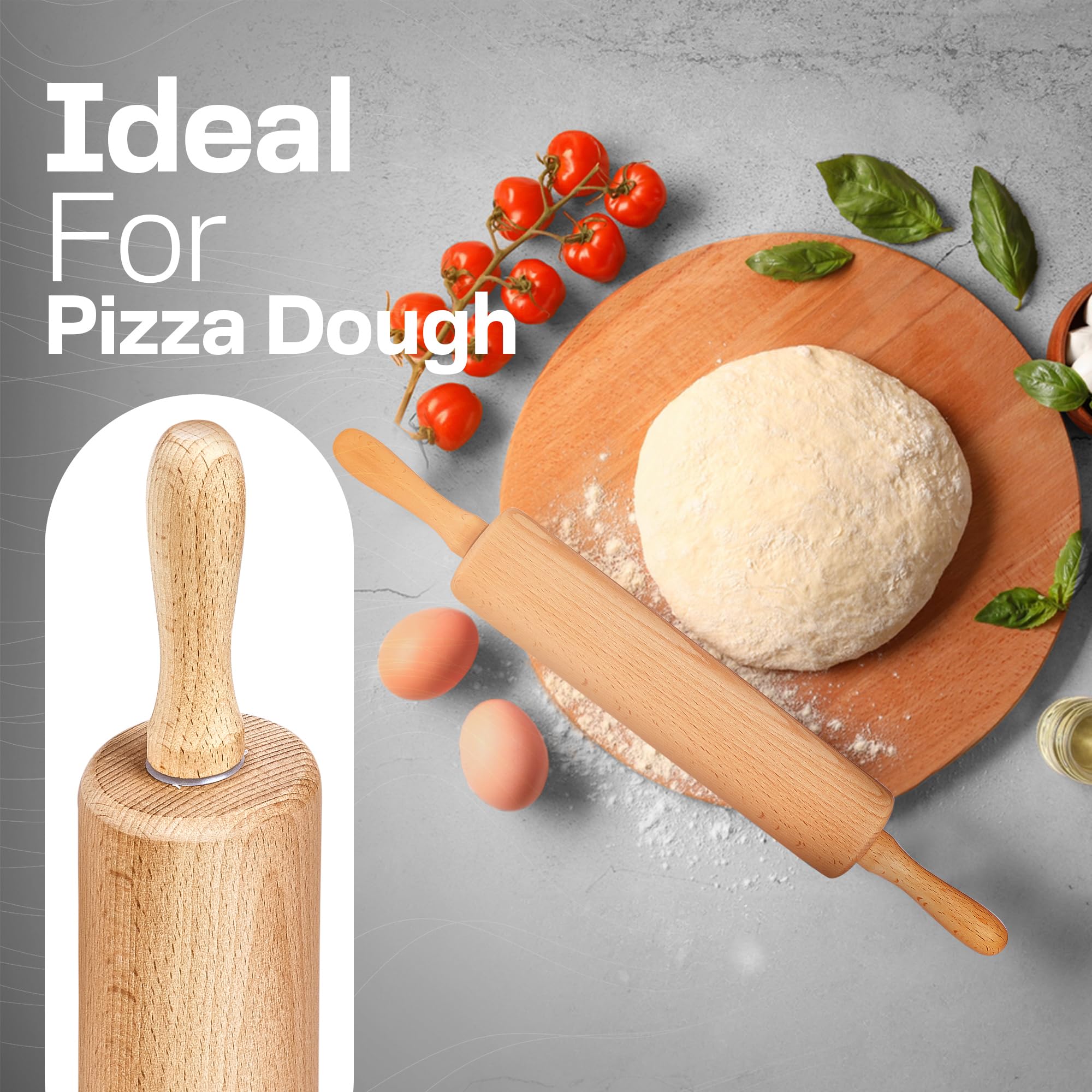 HELFERX rodillo versátil para pizza y pastas en la cocina