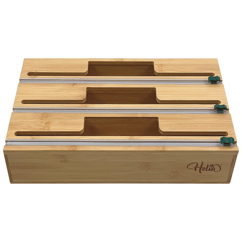 HELIA Organizador de bambú para pared, aporta orden y estética natural.