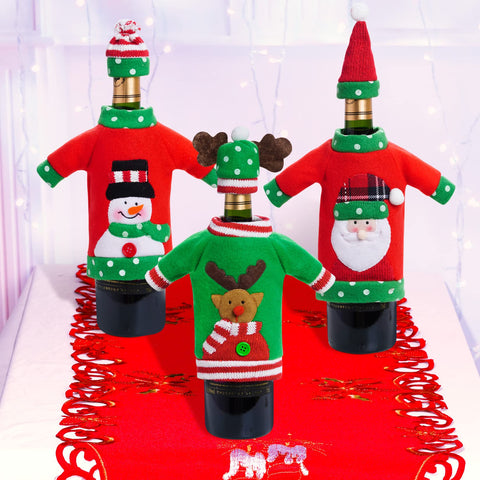Heliltd kit de tres cubiertas para botella; listo para regalo.
