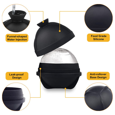 Helpcook esfera de hielo para cócteles y whisky.