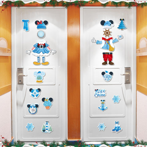 Imán de puerta con ratón decorativo de HemerVows, ideal para cabinas.