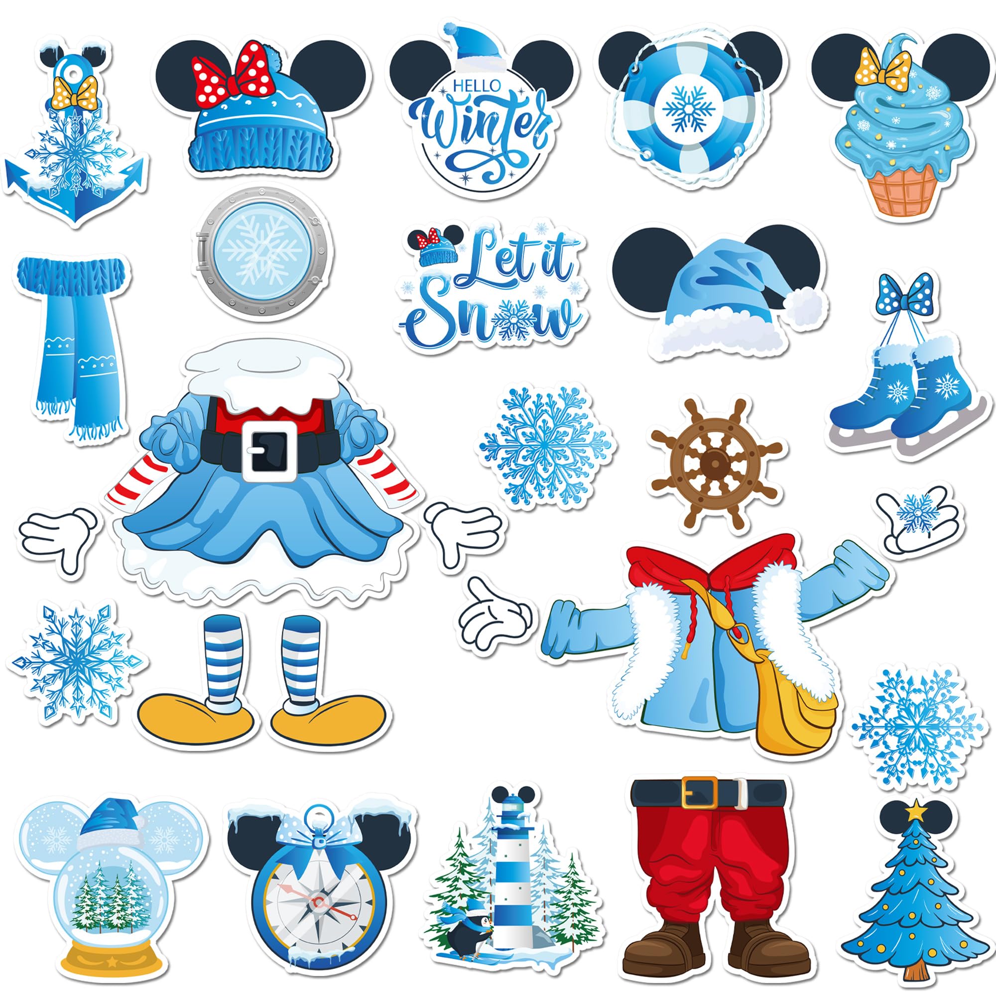 Ratón disfrazado de HemerVows: imán para puerta de crucero, agrega alegría festiva.