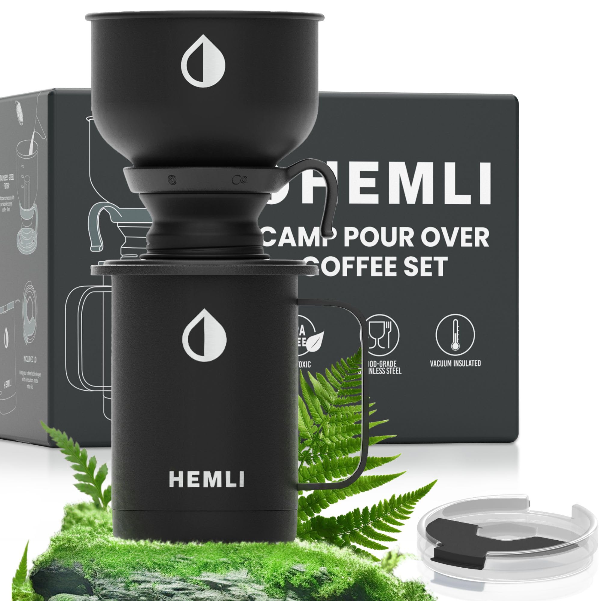 Hemli: taza térmica aislada al vacío para excursiones.