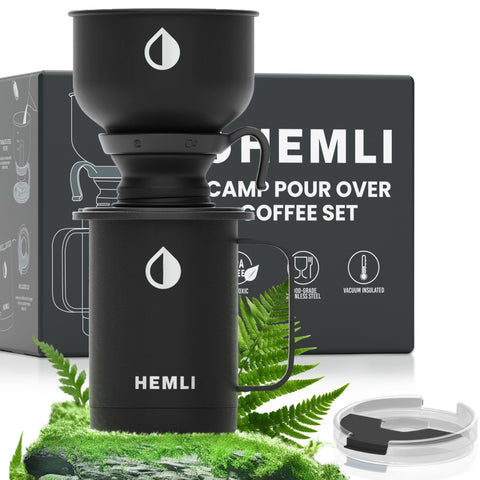 Hemli: taza térmica aislada al vacío para excursiones.