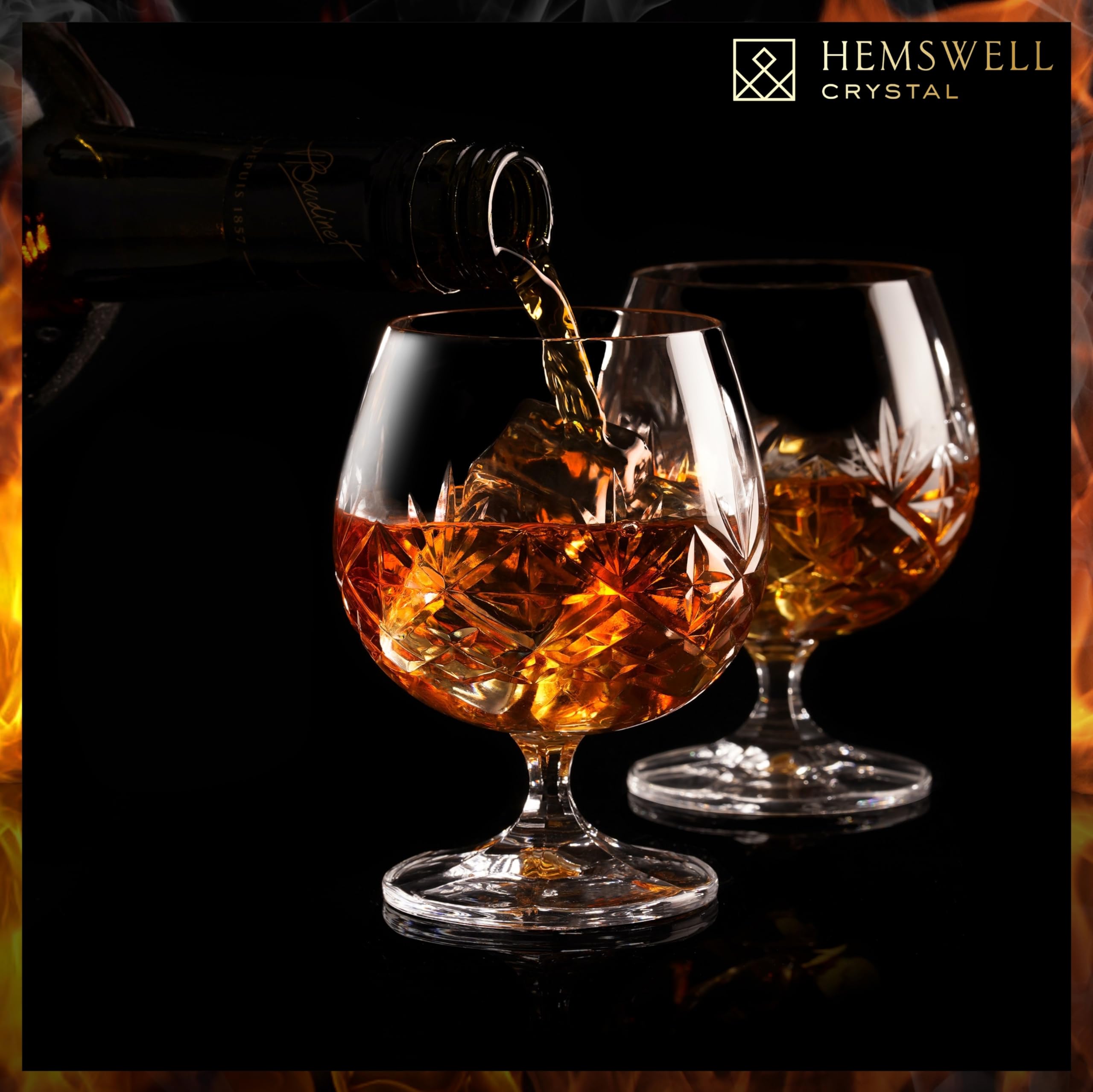 Diseño Glenrigg de Hemswell Crystal, elegante y adecuado para ocasiones especiales
