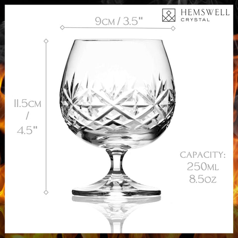 Fabricado en Eslovaquia, cristal de alta calidad Hemswell Crystal