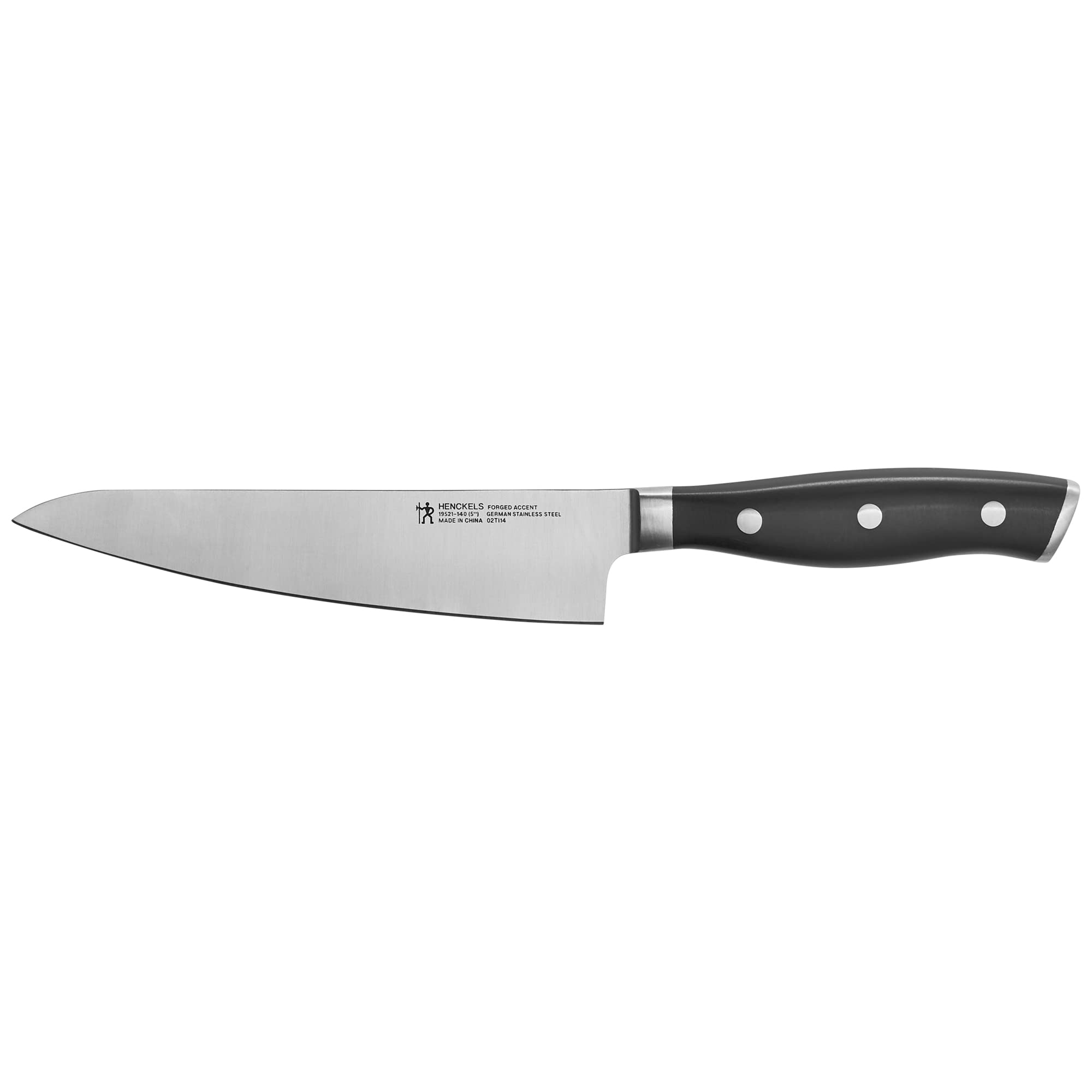 Cuchillo chef compacto HENCKELS Acento Forjado, filo afilado para cortes precisos.