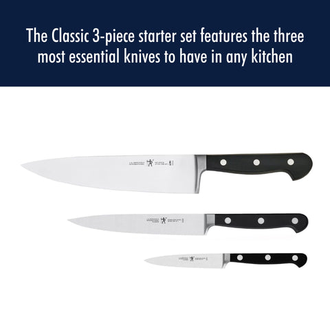 Cuchillo de chef de 8 pulgadas Henckels Clasico ideal para picar y rebanar.