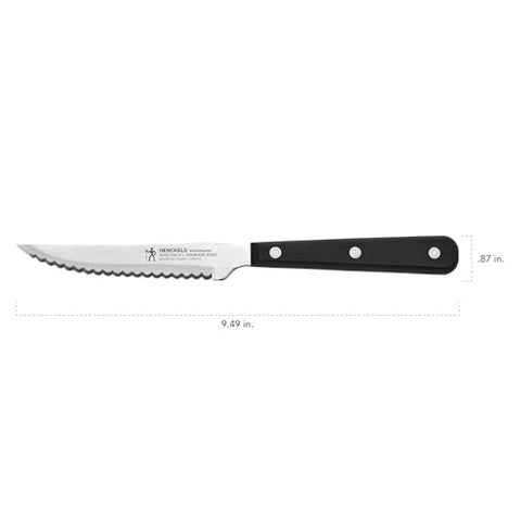 Cuchillo bistec serrado grande de Henckels para cortes limpios