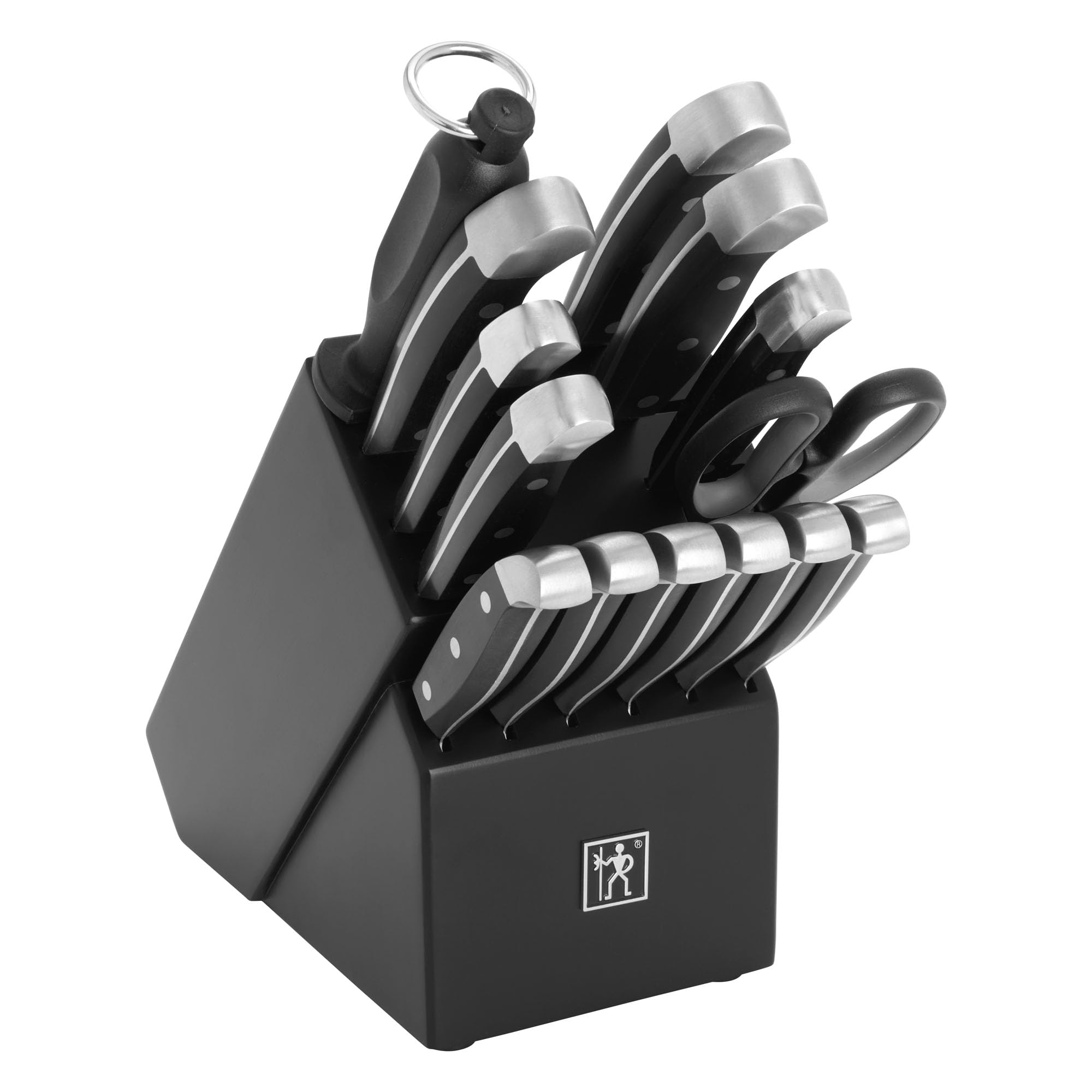 Cuchillo chef Henckels 8 pulgadas, corte preciso para hierbas.