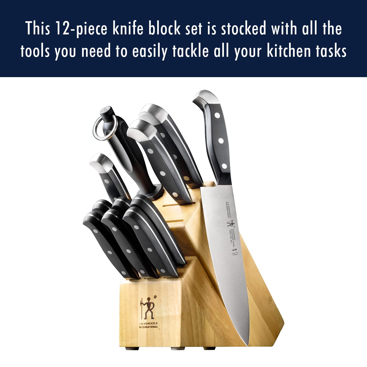 Cuchillo chef HENCKELS de 8 pulgadas para cortes precisos