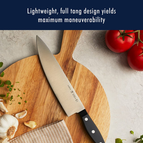 Cuchillo santoku HENCKELS con borde hueco para deslizamiento sin adherencia