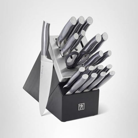 HENCKELS Graphite: hoja satinada y acero inoxidable para durabilidad y rendimiento diario.